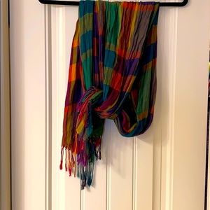 Multi colored scarf